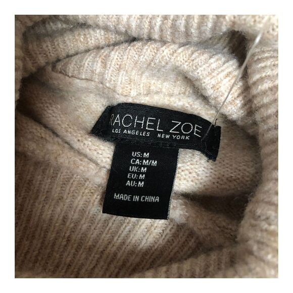 Rachel Roy‎ Cozy Oversized Women's Block Turtle Neck Sweater NWT Dress Sz M - Picture 8 of 12